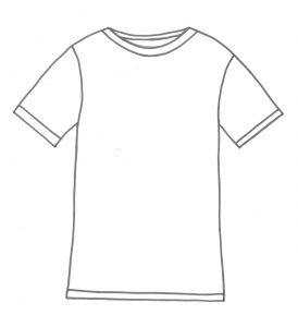 Shirt pattern - man - front